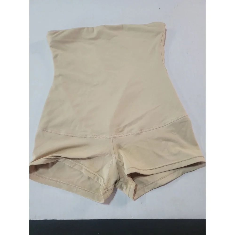 Self Expressions by Maidenform High Waist Boy Short‎ Shapewear Beige Small